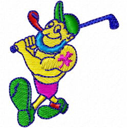 Golf Embroidery Design 1 Golf Embroidery Design 1